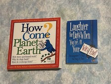 Used Lot 2 Books How Come Planet Earth & Laughter For Days When Your At Wits End