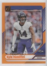 2024 Panini Clearly Donruss Orange /199 Kyle Hamilton #6 0jl1