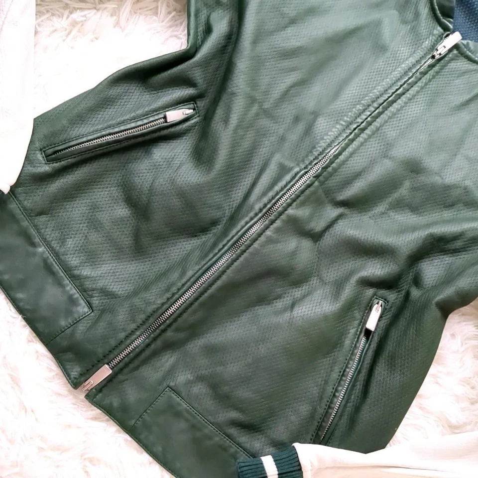 Fendi Riders Jacket All Leather Lamb - Image 4 of 4