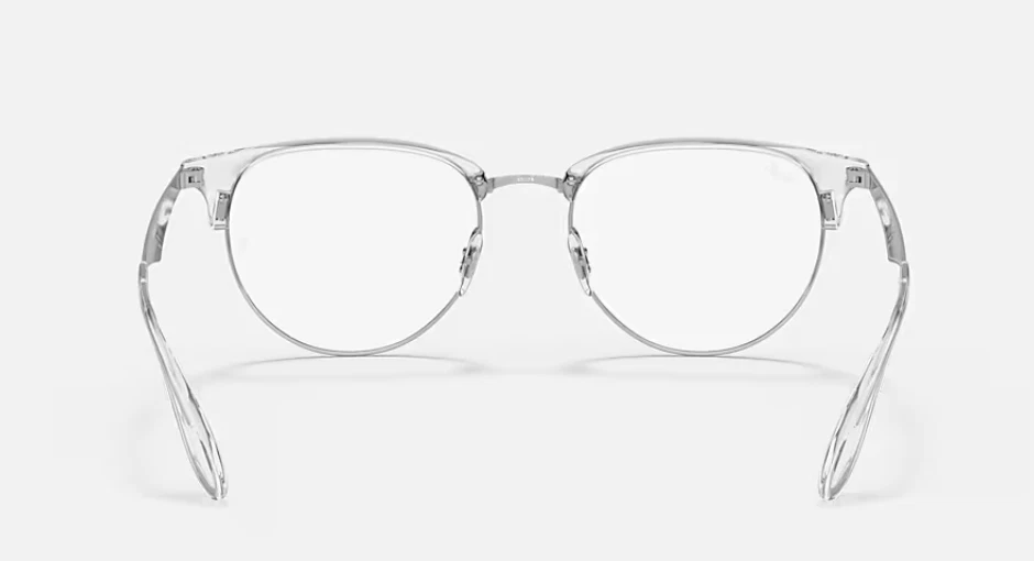 NEW RAY-BAN RB 6396 2936 CRYSTAL SILVER AUTHENTIC DESIGNER EYEGLASSES 51-19 - Image 4 of 4