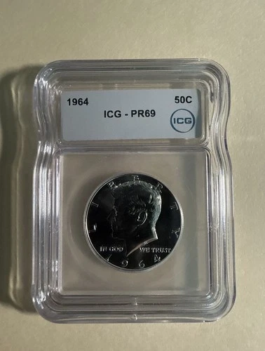 1964 Kennedy Half Dollar PR69 ICG