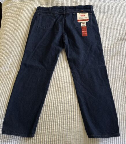 Wrangler Rustler Jeans Men's 42x32 Regular Fit Straight Leg Brand New With Tags