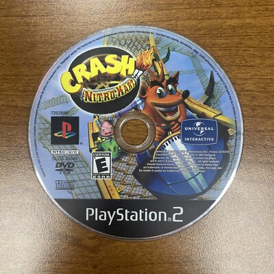 Crash Nitro Kart (PS2 PlayStation 2) - DISC ONLY Tested Working Fast SHIPPING
