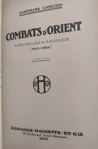 Combats d'Orient - Dardanelles - Canudo - Route de l'Abbaï noir - Remond - 37 - Picture 4 of 4