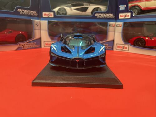 Bugatti bólido azul escala 1:18 Maisto. Totalmente nuevo - Imagen 2 de 12