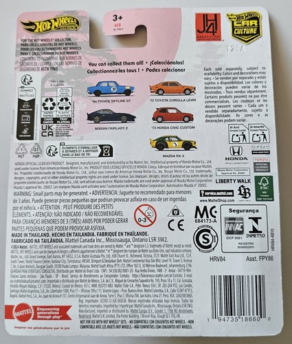 Hot Wheels Premium Car Culture Japan Historics 4 Complete Set of 6 JH4 CHASE - Picture 13 of 13