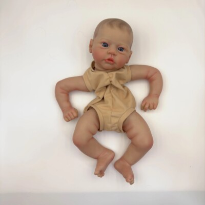 19inch Lifelike Reborn Doll Kit Evi Painted Unfinished Doll Parts Newborn Babies