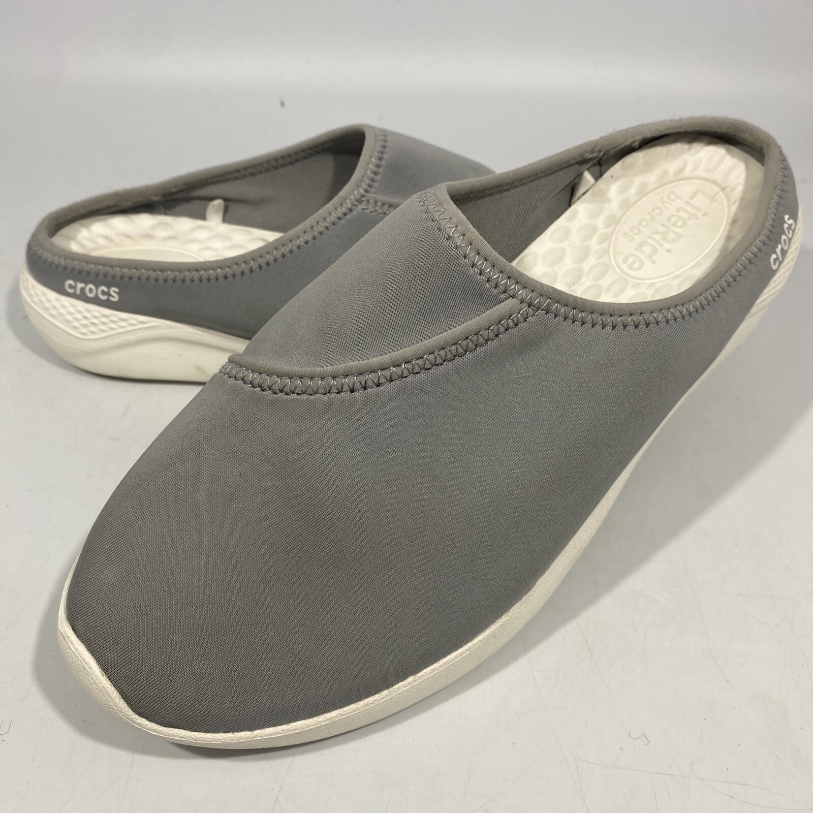 Crocs Lite Ride Gray Women Size 10 