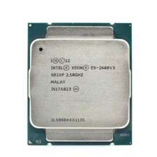 SR1XP INTEL XEON E5-2680 V3 2.50GHZ 30M 12 CORES 9.6 GT/s E5-2680V3 PROCESSOR