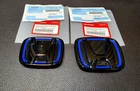 1 PAIR H FE e:HEV Black Glossy LOGO EMBLEM BADGE FOR HONDA CIVIC FE 2022-25