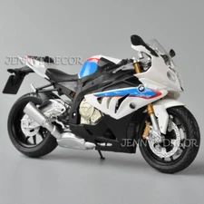 Automaxx 1:12 Scale Diecast Model Motorcycle Toys BMW S1000RR Miniature Replica