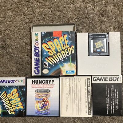 Space Invaders (Nintendo Game Boy Color, 1999) for sale
