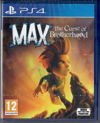 Max: The Curse of Brotherhood Sony PS4 Action Abenteuer Spiel NEU & VERSIEGELT