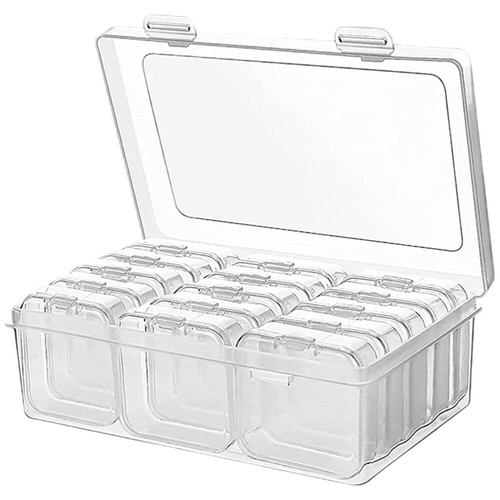 Plastic Storage Box Jewelry Container Making Organizer Divided Containers