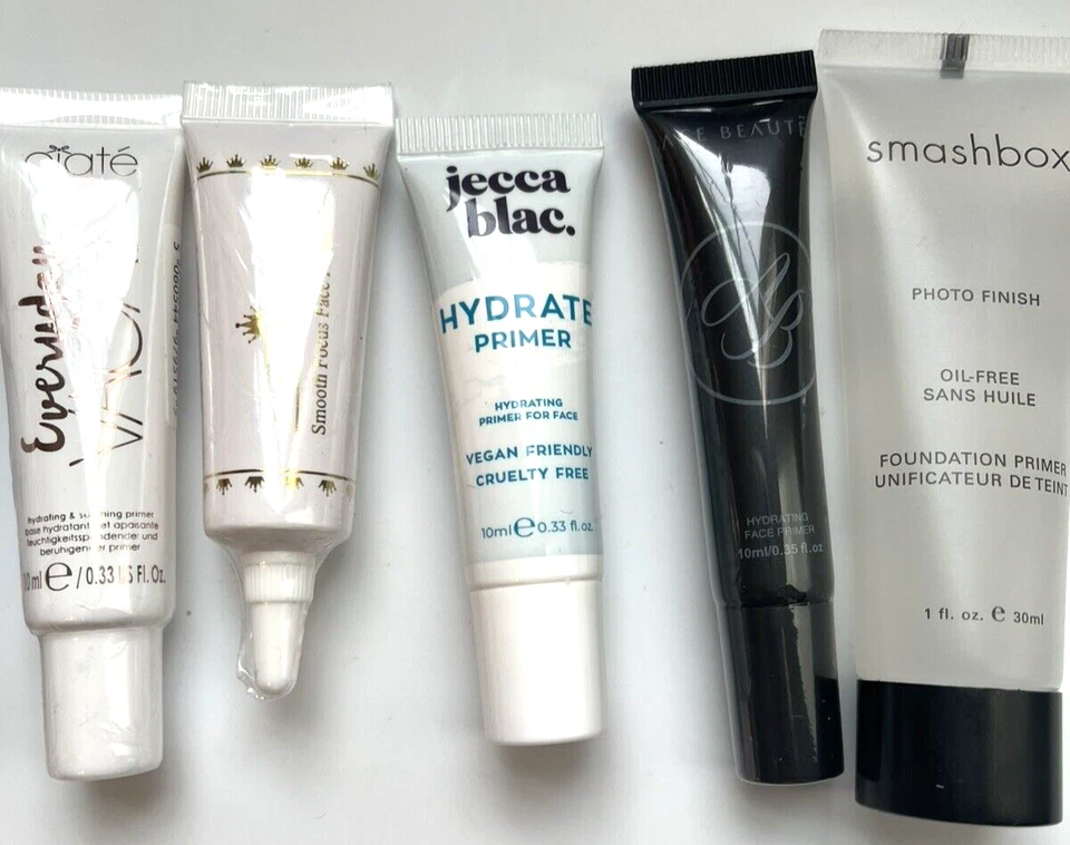 Lot of 8 Primer Smashbox Ciate Farah NYX BareMinerals Deluxe & Travel Size - Image 4 of 4