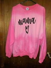 Womens Envy Divine Soft Pink Bleached Mama Sw...