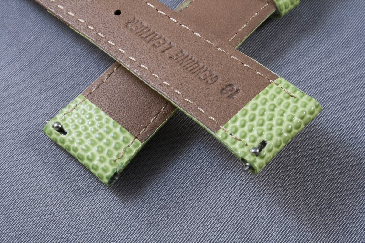 Cinturino Per Orologio In Vera Pelle Di Alligatore - Foto 10