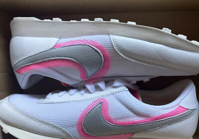 公式正規品!★ DAYBREAK WHITE HYPER PINK Nike Daybreak White Hyper Pink Metallic Silver Sz 10.5