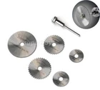 6pc Circular Saw Mandrel Cutting Cutter Disc Blade For Rotary Drill Bit Tool