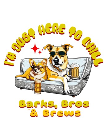 Barks, Bros, & Brews, Funny Dog Shirt, Cool Graphic Shirt, Animal Lovers, Beer.