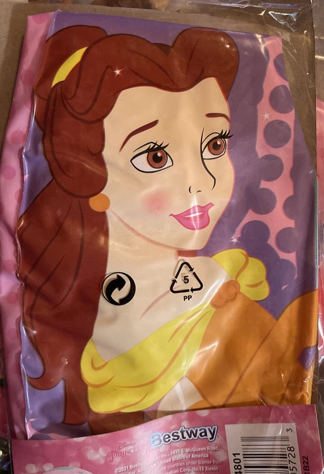 Набор для бассейна с 3 кольцами Disney Princess. (Бассейн, нарукавные повязки и пляжный мяч. НОВЫЙ ЗАПЕЧАТАННЫЙ - Изображение 3 из 4