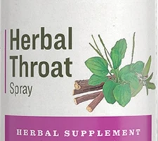 HERBAL THROAT SPRAY - Cooling Moistening Organic Peppermint Oral Immune Support