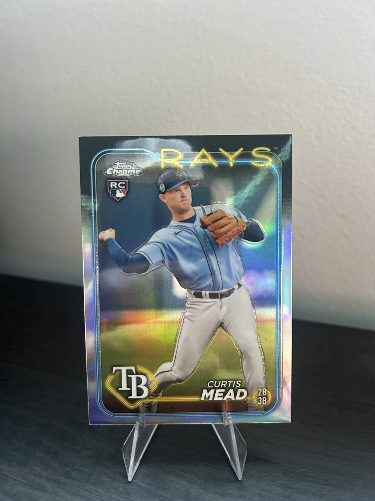 2024 Topps Chrome - Refractor #209 Curtis Mead (RC)