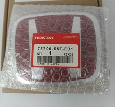 Oem 75700-s5t-e01 Jdm Red H Front Grille Emblem Fits Honda Civic Accord Fit New