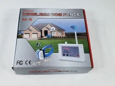 Wireless Dog Fence 2 Way Signal Pet Containment System Waterproof Collar 2 PACK