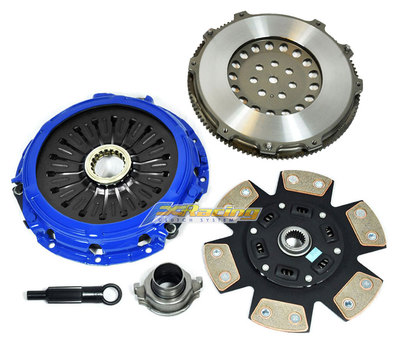 FXR STAGE 3 CLUTCH KIT+CHROMOLY FLYWHEEL FOR MITSUBISHI LANCER EVOLUTION 7 8 9