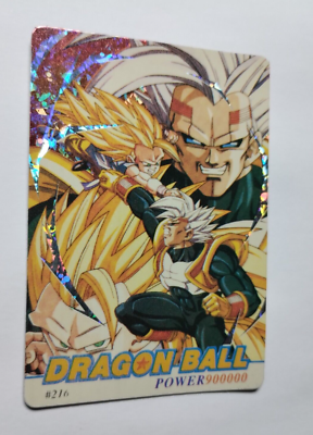 1999 DRAGON BALL Z Card #216 SON GOKU SSJ 3 BABY VTG Foil | eBay