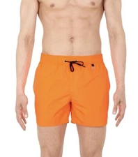 HOM BEACHWEAR NEW Marina Beach Boxer Swim Shorts Sunlight Orange Men's Size XS
