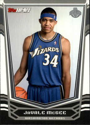 2008-09 Topps Tip-Off Wizards Basketball Card #128 JaVale &hellip;
