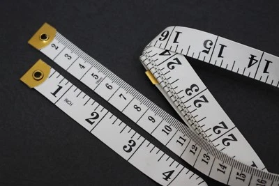 WHITECROFT ESSENTIALS Dressmaker's Tape Measure Professional Tailor's Quality with Super Soft Feel
