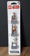2009 lego HAN SOLO biker scout PAPLOO ewok 3PK SET star wars 852845 magnets NEW