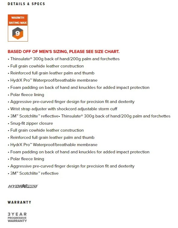 Кожаные перчатки FXR с короткими манжетами для снегохода, перчатки для верховой езды в холодную погоду маленькие средние - Изображение 3 из 4