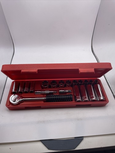 Michigan industrial Tool 3/8 Drive set ( Shallow, And deep) with Case - 第 1/9 張圖片