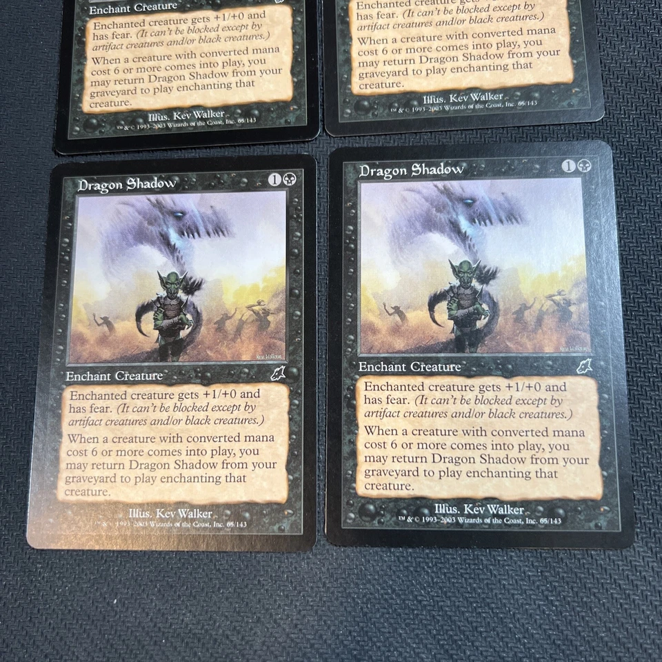 Dragon Shadow Magic The Gathering Mtg Scourge Playset Card 4 NM - Image 3 of 4