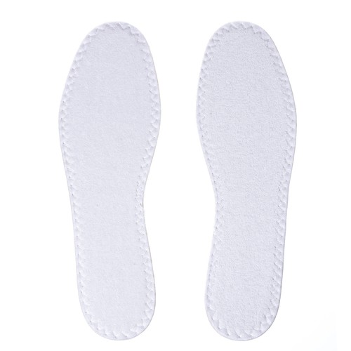 2 Pairs Terry cotton cloth insoles,Best Barefoot Insoles (US size 513