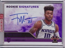 2017-18 Panini Vanguard Frank Mason III Rookie Auto Purple Sealed 20/49