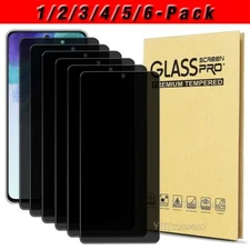 For Samsung Galaxy S21 S20 FE 5G S22 S23 Privacy Tempered Glass Screen Protector