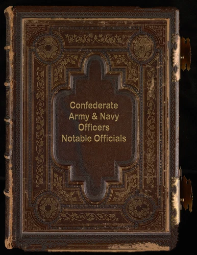 Confederate COPY BOOK 8-1/2X11" Civil War Generals Officials 200 Plus Photos