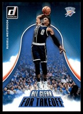 2017-18 Donruss All Clear for Takeoff Russell Westbrook Oklahoma City Thunder