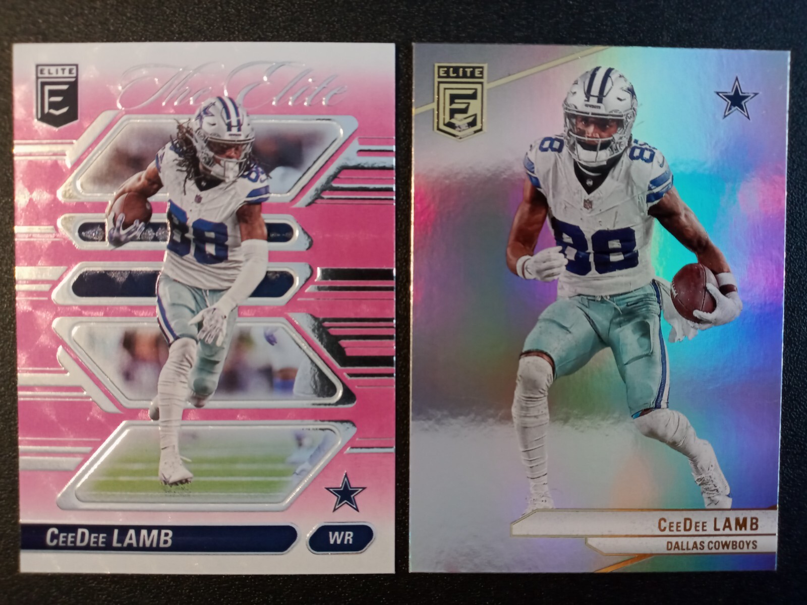 (2) 2024 Panini Donruss Elite Pink/Base CeeDee Lamb # 12, 81  "Dallas Cowboys"