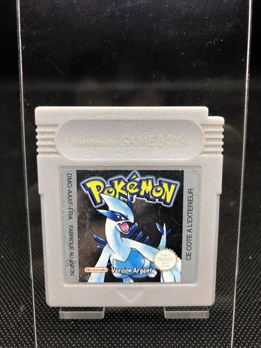 Pokémon Version Argent Game Boy Color FR – Jeu Rétro En Bon État, Complet Avec Boîtier