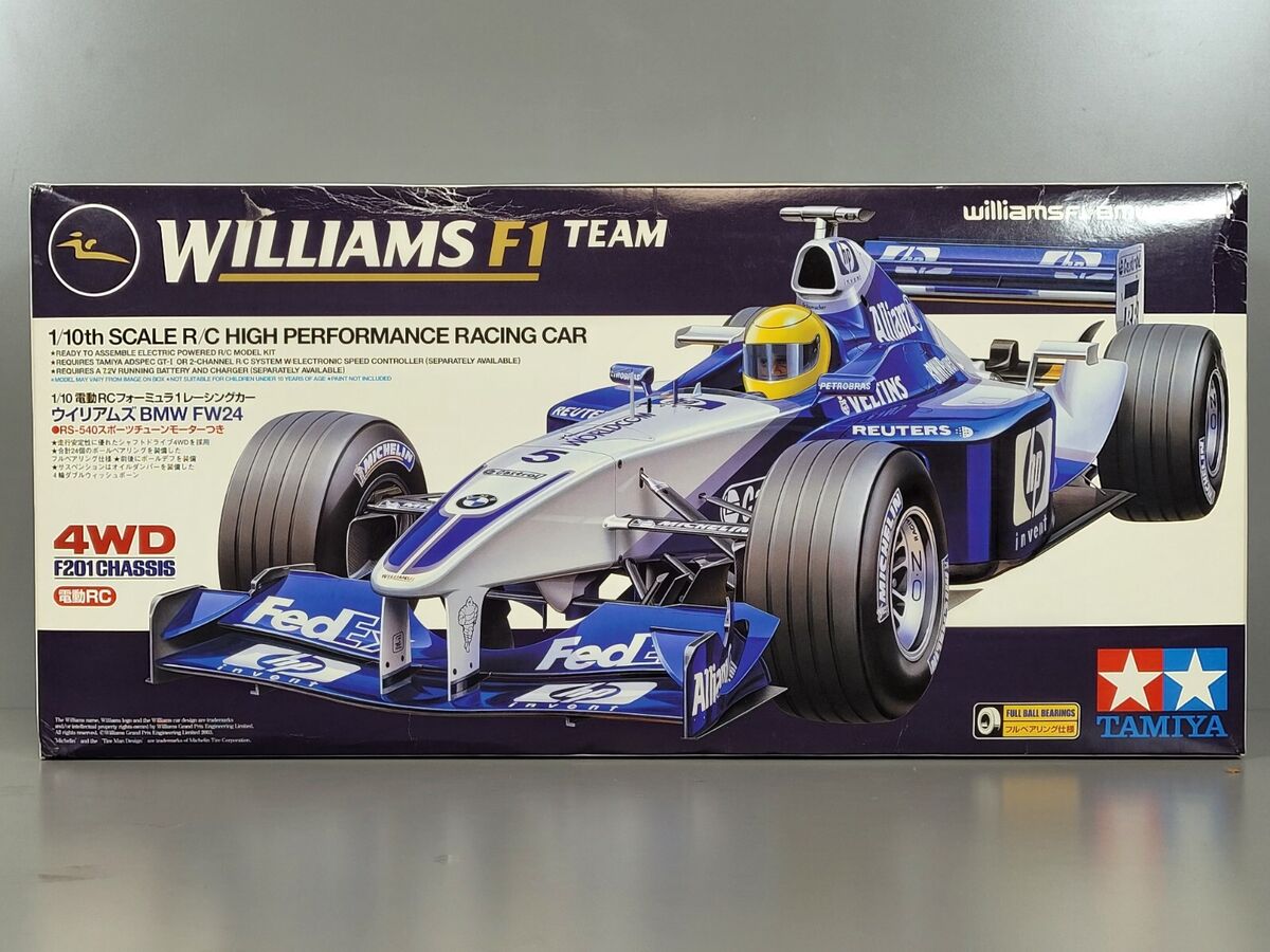Vintage New Tamiya 1/10 Williams F1 BMW Team FW24 F201 Vintage New Tamiya 1/10 Williams F1 BMW Team FW24 F201