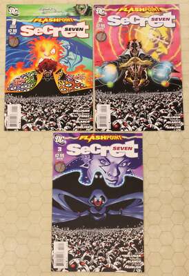 FLASHPOINT SECRET SEVEN #1 - 3 (2011) Complete VF+ Set (DC Comics lot)!