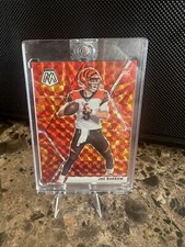 Joey College ! Joe Burrow Rookie 2020 Mosaic Orange Parallel Color Match !WOW! 