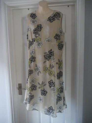 Eastex Dress Floral Summer Classic Ladies Size 14 Wedding Guest Christening