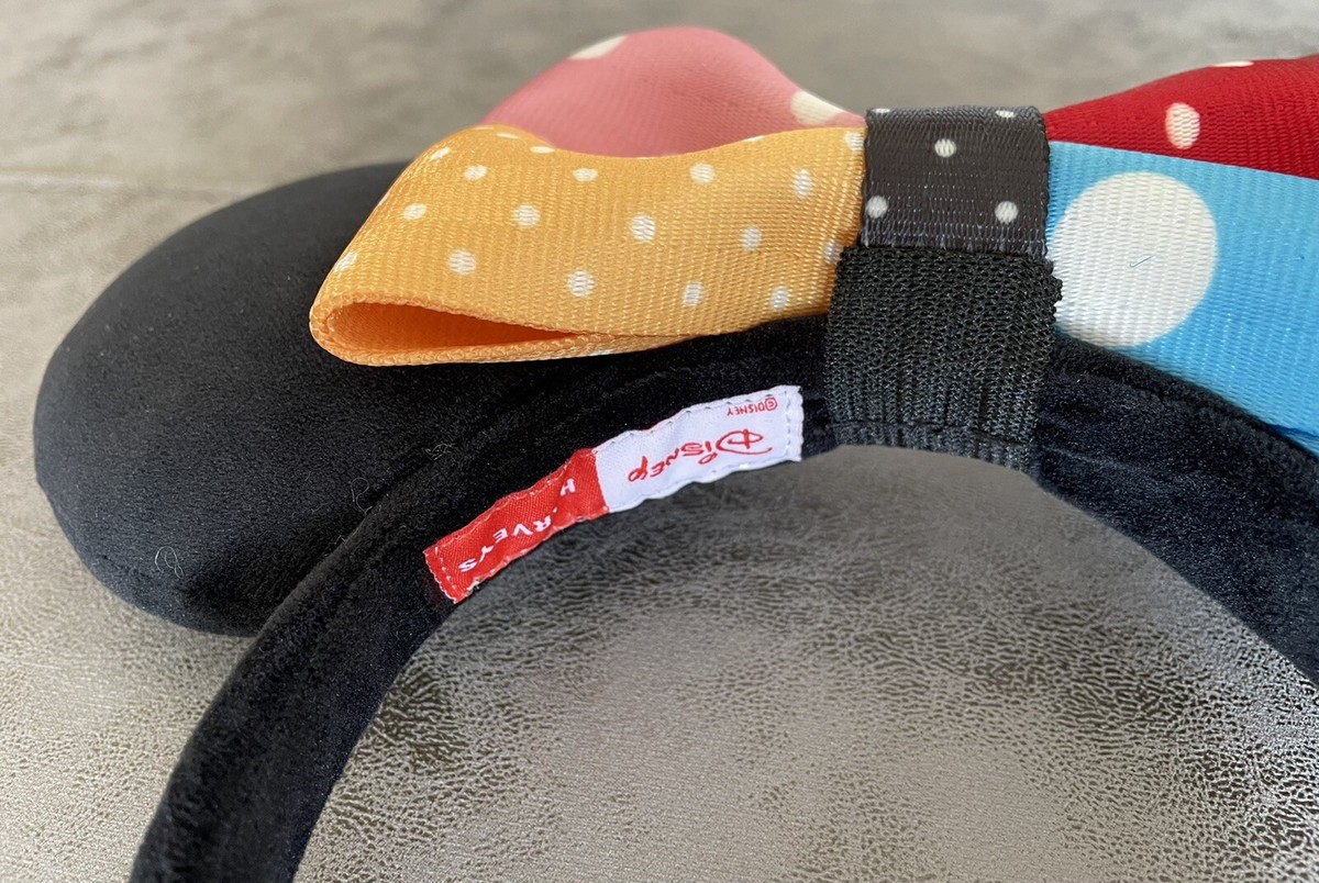 NWT Disney x Harvey’s Polka Dot Minnie Mouse Ears Headband Harveys Disney Minnie Mouse Seatbelt Box Ears Headband Lots  main image 4